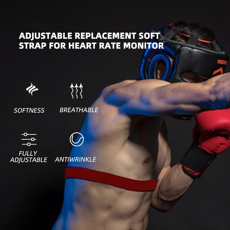 fitspur Polar H10 H9 H7 Chest Strap Replacement - Adjustable Soft HRM Compatible with Polar Heart Rate Sensor - Image 5